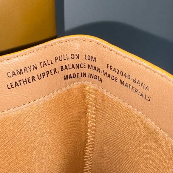 Women’s Frye Mustard Yellow Knee-High Leather Boots 10M - Picture 7 of 7